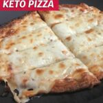 Keto cheese pizza with fathead dough