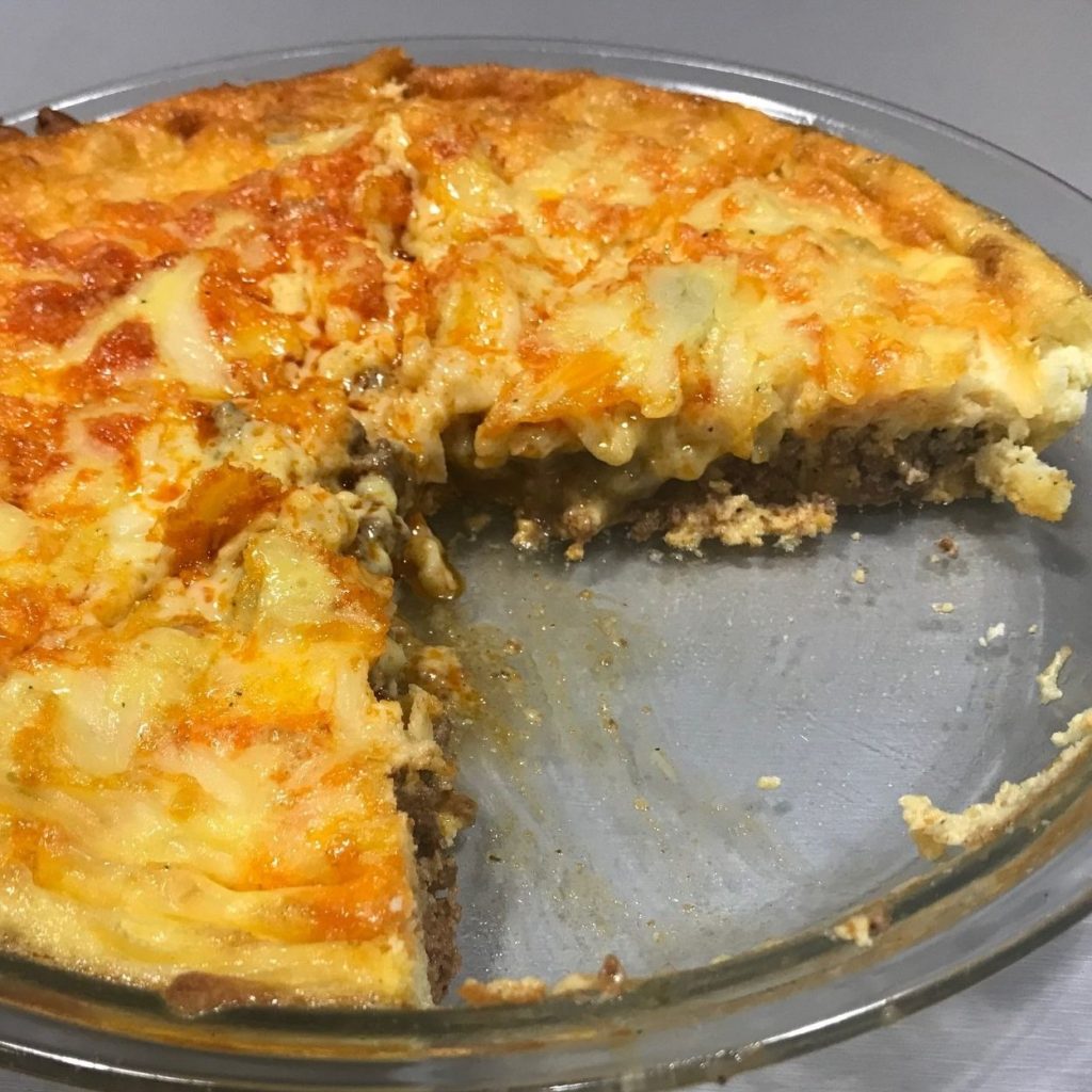 Keto and Low Carb Easy Taco Pie