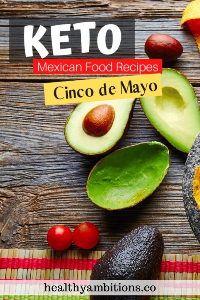 Keto Mexican Food Recipes for Cinco de Mayo pin 1