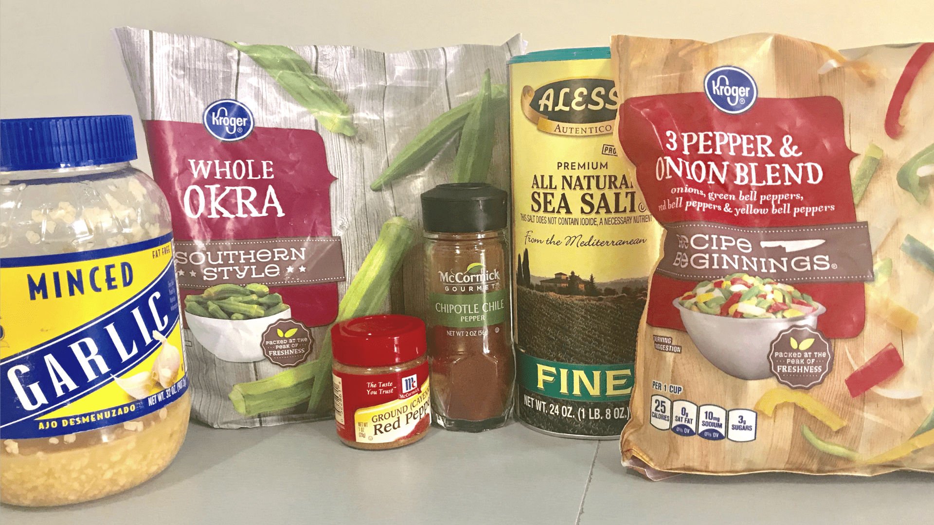 Chipotle Okra Recipe Ingredients