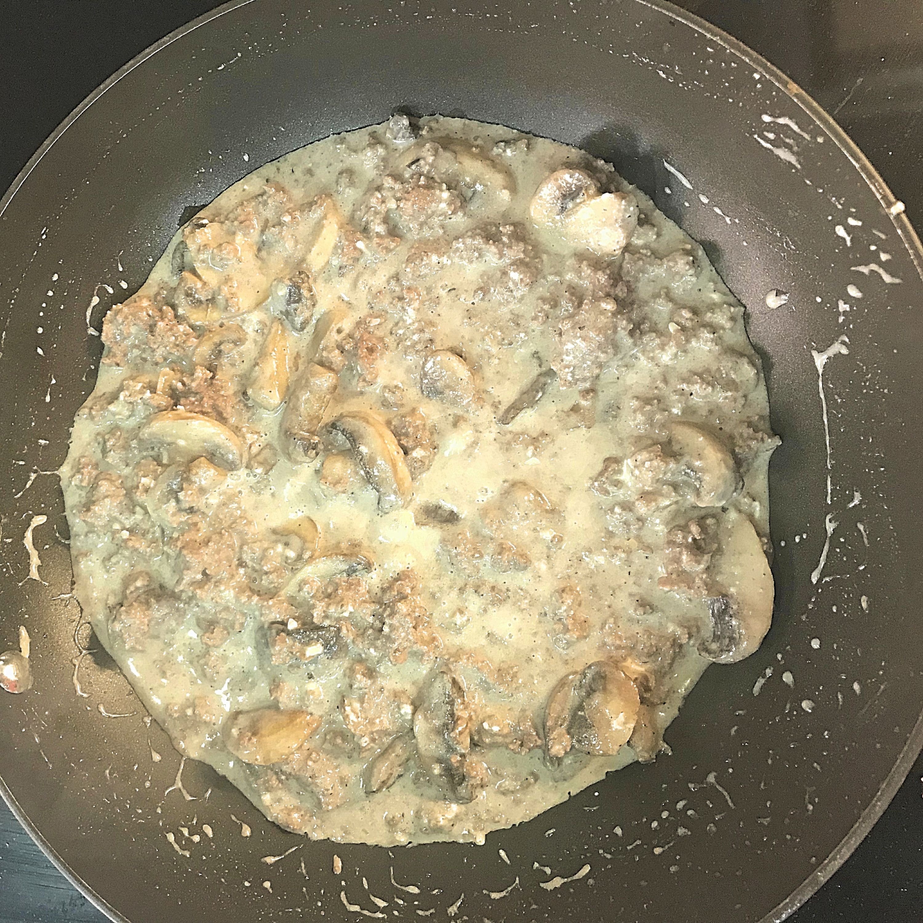 Keto Hamburger Helper Cooked