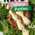 Keto Wild Caught Salmon Patties pin 1