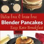 The Best Light and Fluffy Keto Pancakes pin 3