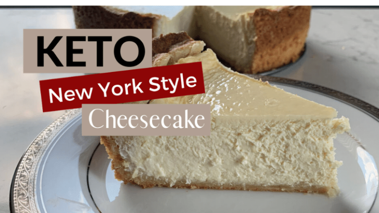 Recipe for Keto Cheesecake with a Keto Crust