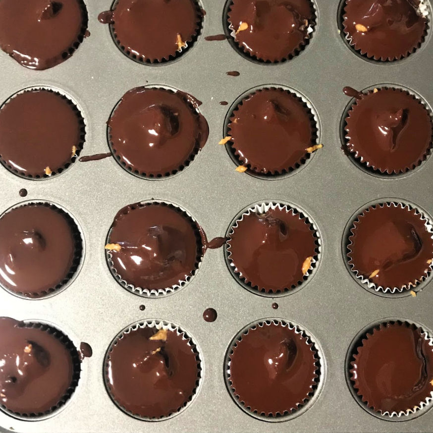 Chocolate Peanut Butter Cups Final Layer