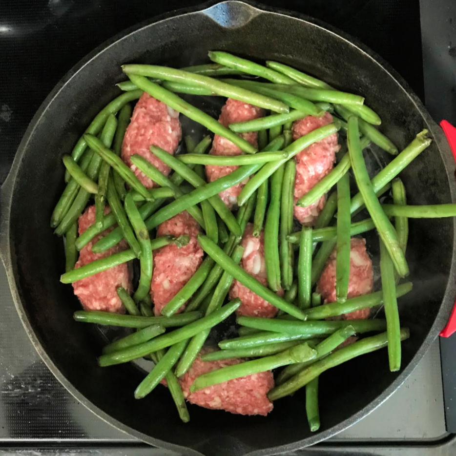 Healthy One Skillet Meals Lamb Kabobs With Green Beans