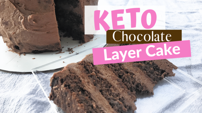 The Best Keto Chocolate Cake – Layered and Incredibly Rich
