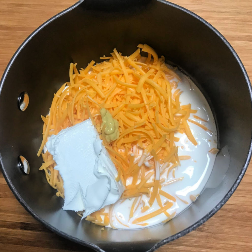 Keto Macaroni and Cheese Topping Ingredients