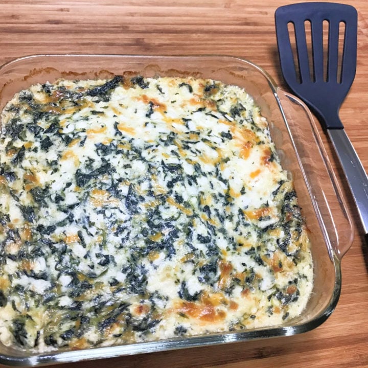 Baked Keto Spinach Casserole