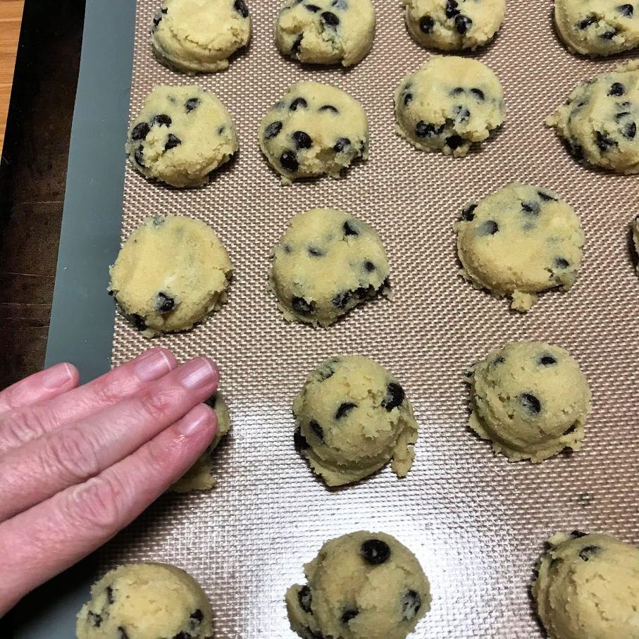 Easy Keto Chocolate Chip Cookies Ready To Bake