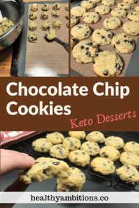 The Best Keto Soft Batch Chocolate Chip Cookies | Healthy Ambitions