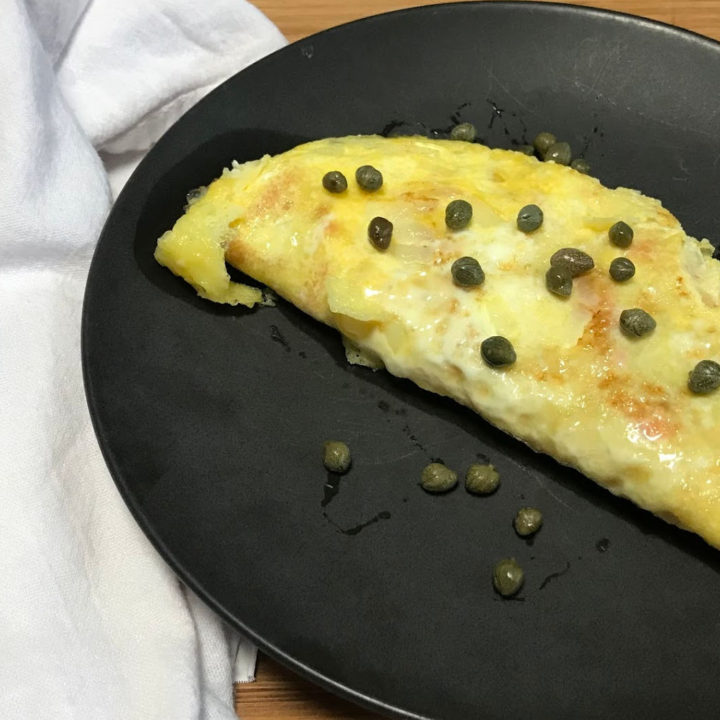 Keto Low Carb Lox Omelet Recipe Card