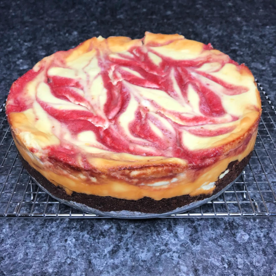 Strawberry Swirl Cheesecake Recipe Baked