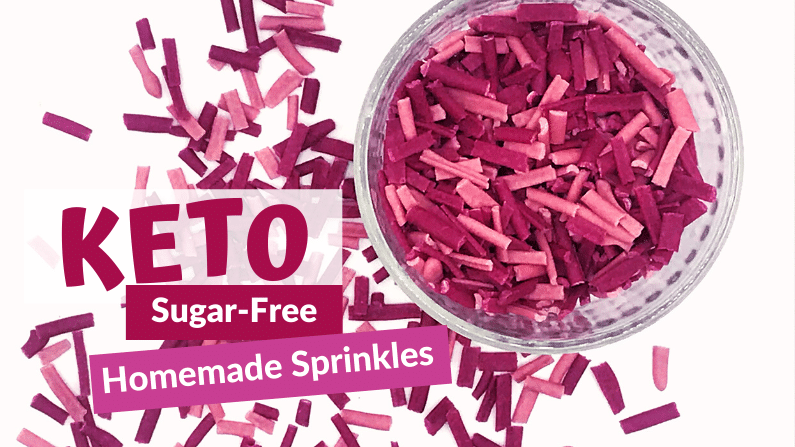 Easy Homemade Sugar-Free Keto Sprinkles