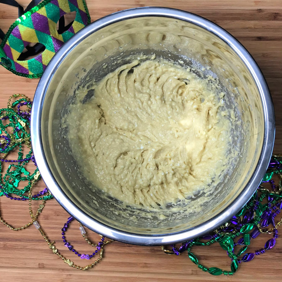 Mardi Gras King Cake Recipe Add Dry Ingredients