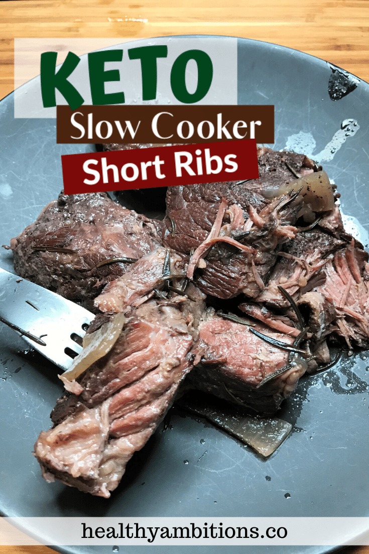 Boneless Beef Short Ribs Slow Cooker Vertical