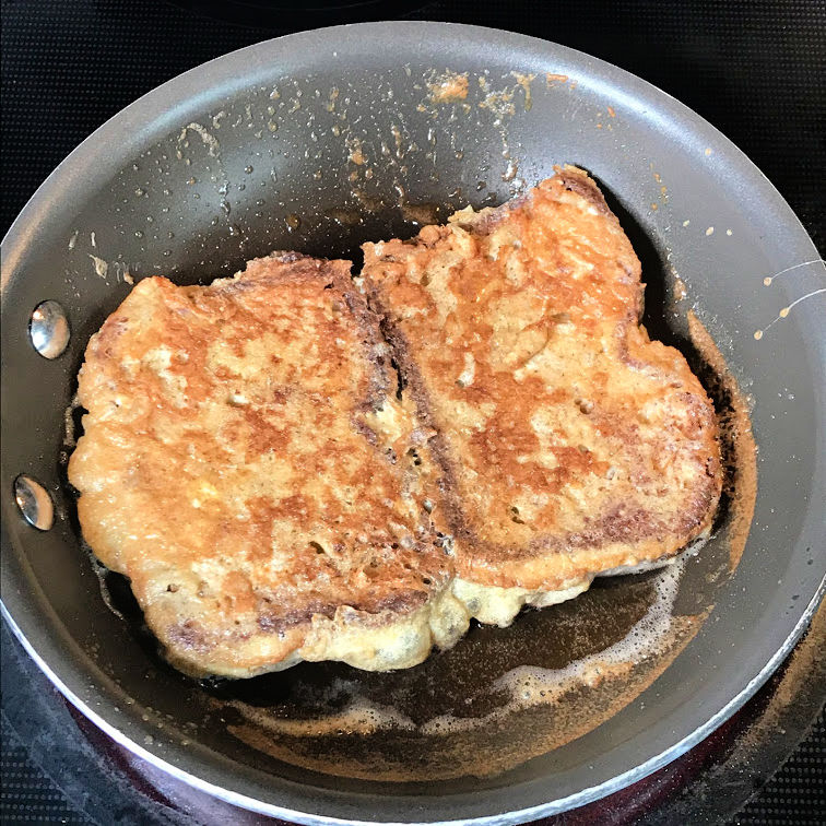 Low Carb French Toast Cooking