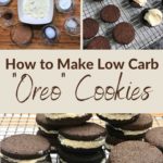 Homemade Oreo Cookies - Keto and Low Carb pin 2 pin 3