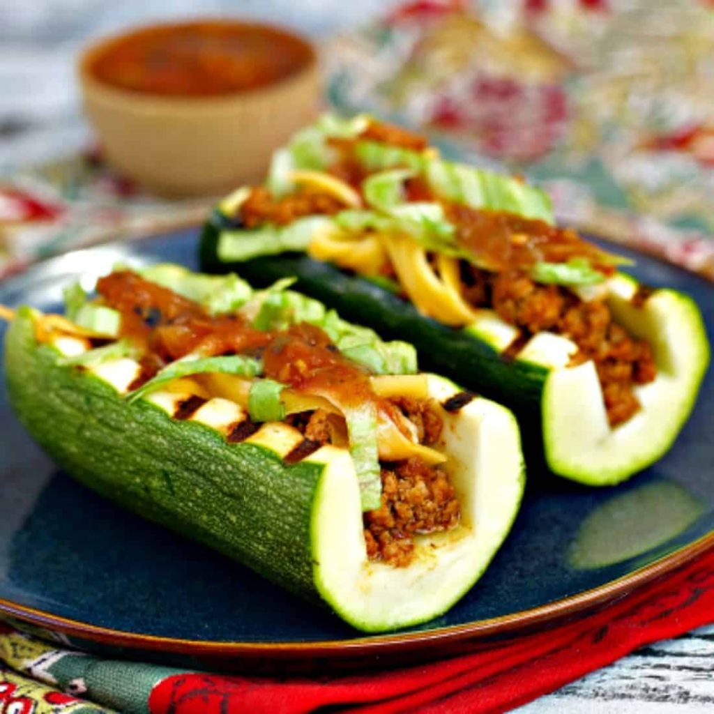 Easy Zucchini Recipes Taco Boats