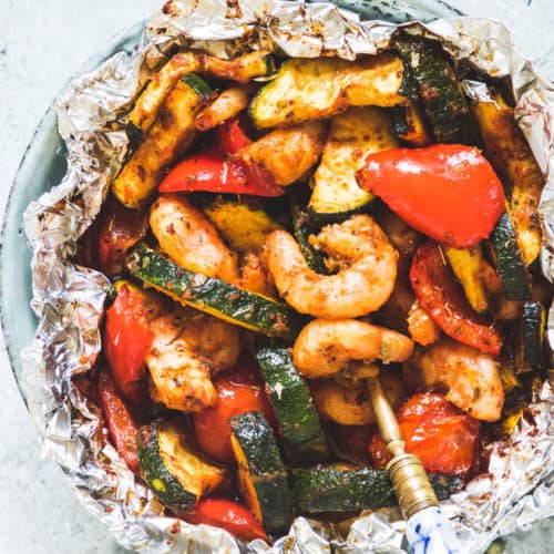 Easy Zucchini Recipes Shrimp Foil Packets