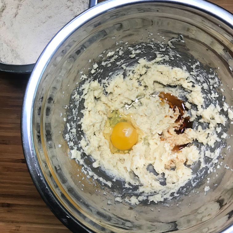 Keto Cookie Dough Bites Add Egg And Vanilla