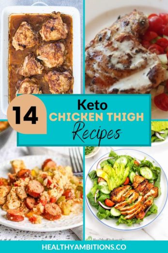 14 Amazing Keto Chicken Thigh Recipes | Healthy Ambitions