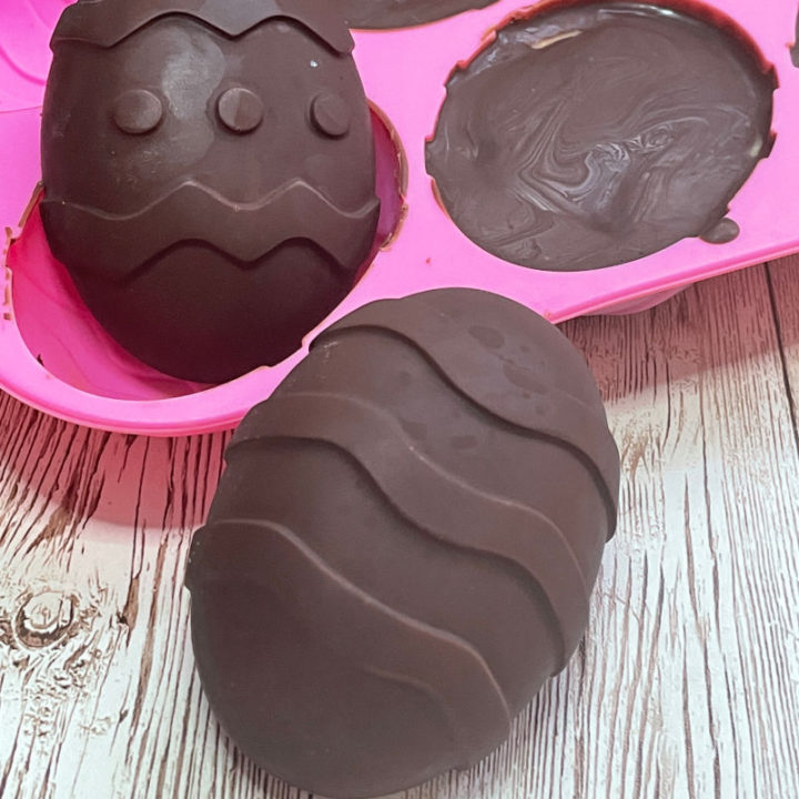 Chocolate Peanut Butter Eggs Recipe Card