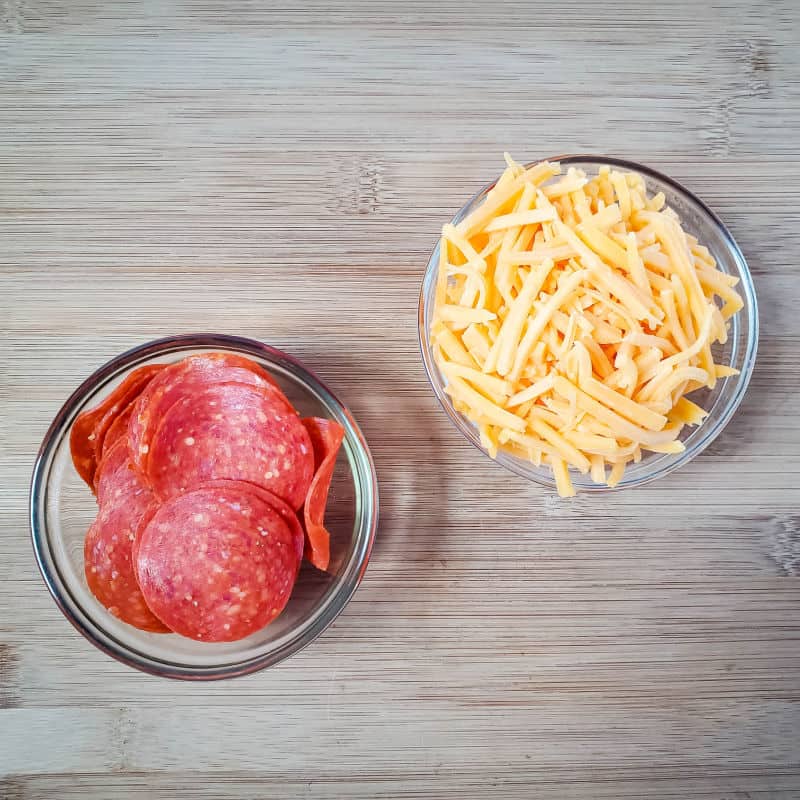 Keto Pepperoni Cheese Chips (Easy Keto Snacks) Healthy Ambitions