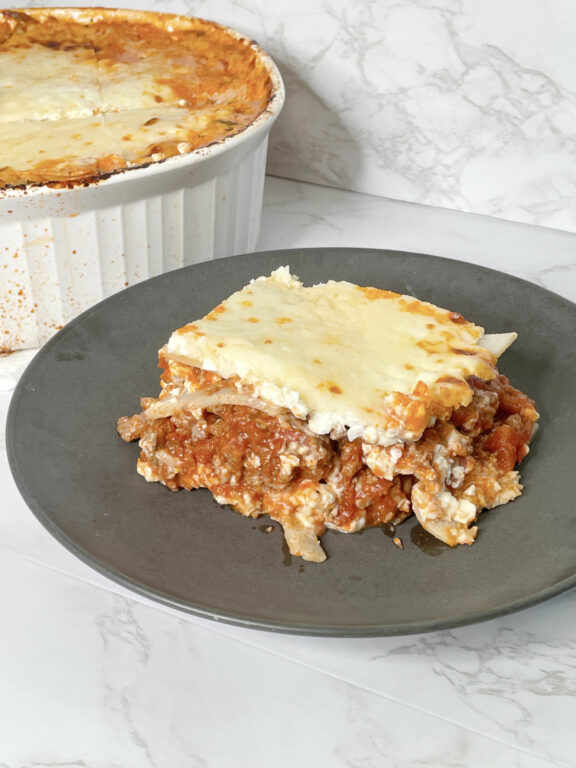 Easy Keto Palmini Lasagna | Healthy Ambitions