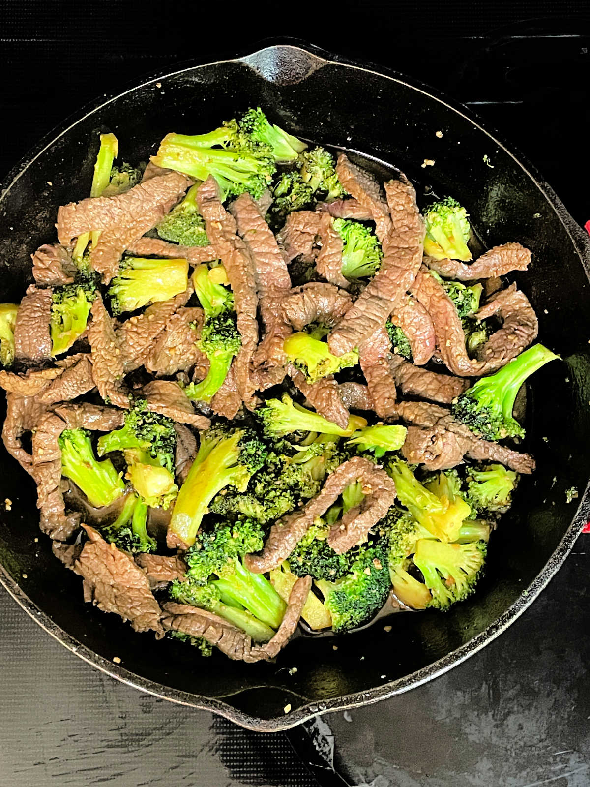 Keto Beef And Broccoli Healthy Ambitions   Keto Beef And Broccoli Cooked 