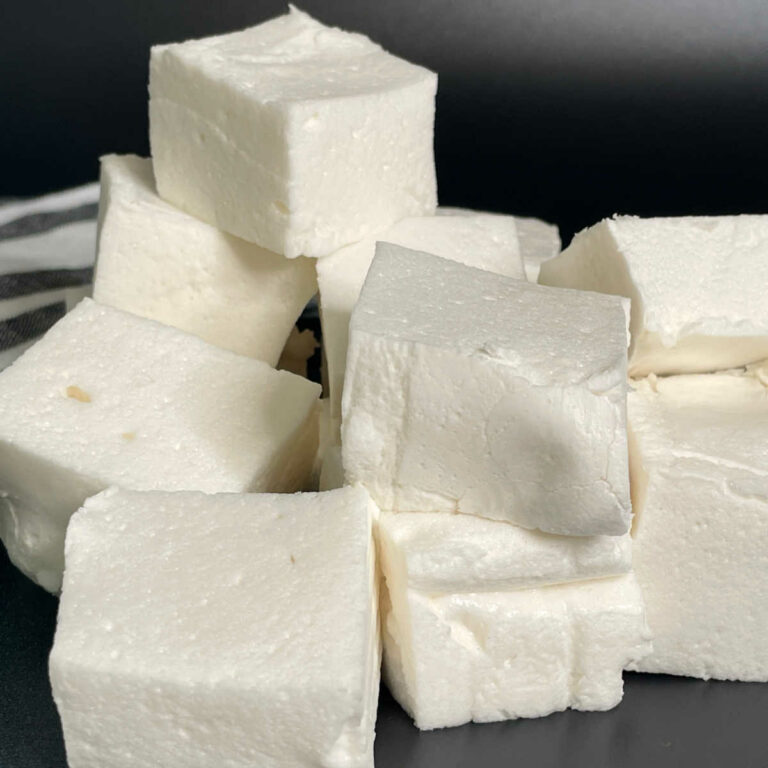 Homemade Sugar Free Marshmallows (Low Carb and Keto)