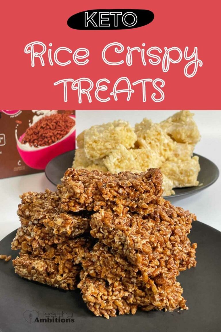 Keto Rice Crispy Treats | Healthy Ambitions