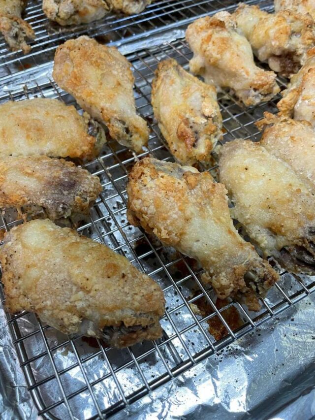Best Baked  Crispy Chicken Wings