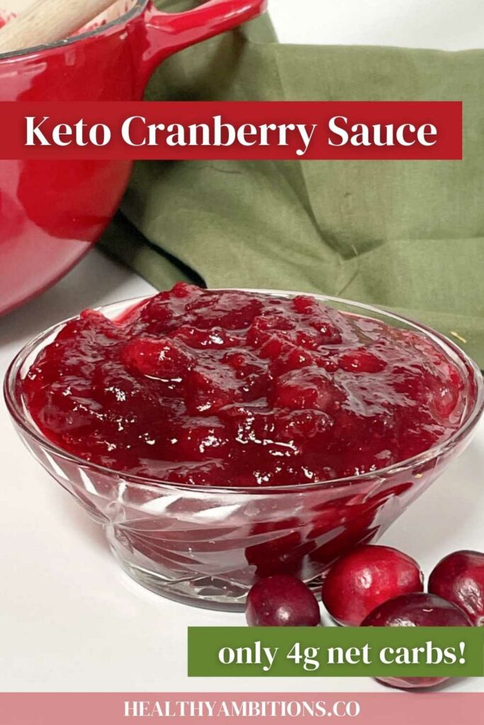Keto Cranberry Sauce PINTEREST