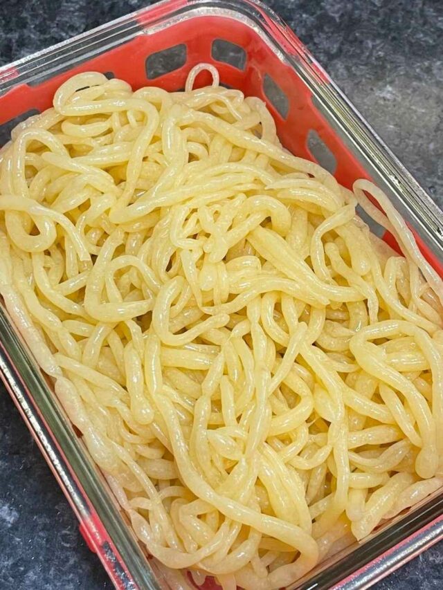 Keto Noodles with Egg Yolk Powder