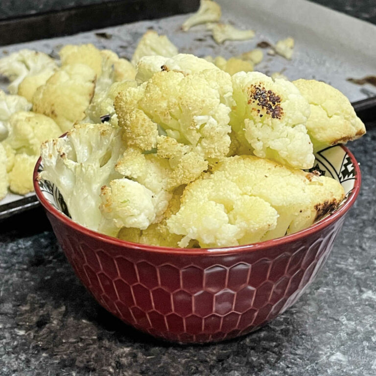 Basic Roasted Cauliflower Recipe (Easy Keto Sides)