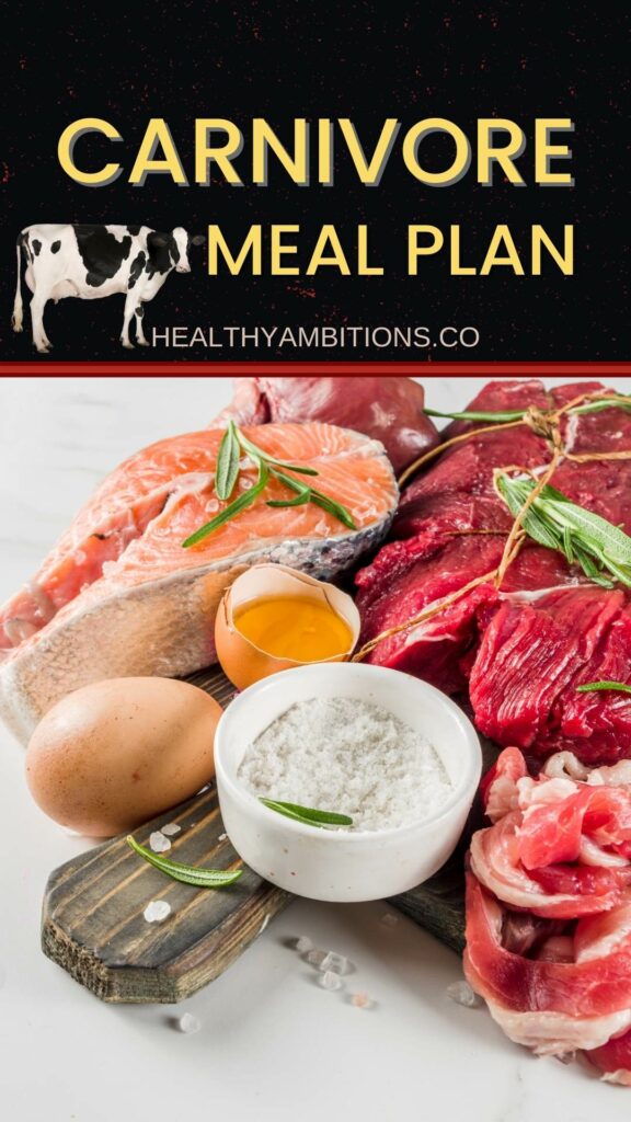 Carnivore Diet Meal Plan Pinterest