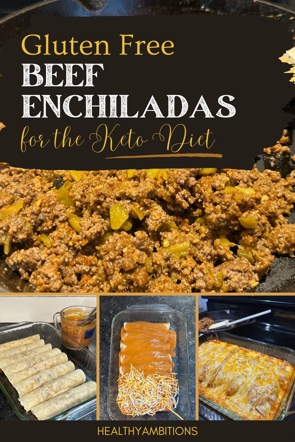 Keto Beef Enchiladas: Your New Go-To Comfort Food | Healthy Ambitions