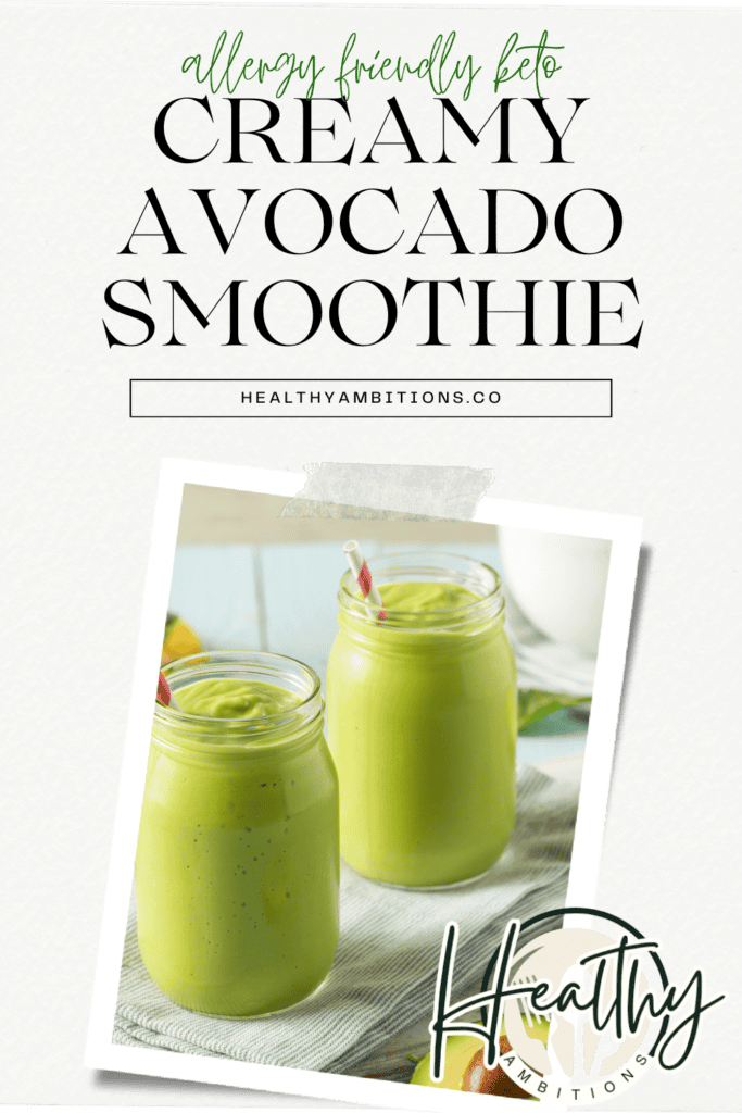 Creamy Keto Avocado Smoothie My Sweet Satisfying Morning Go To 