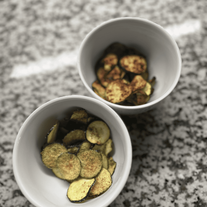 air fryer zucchini chips