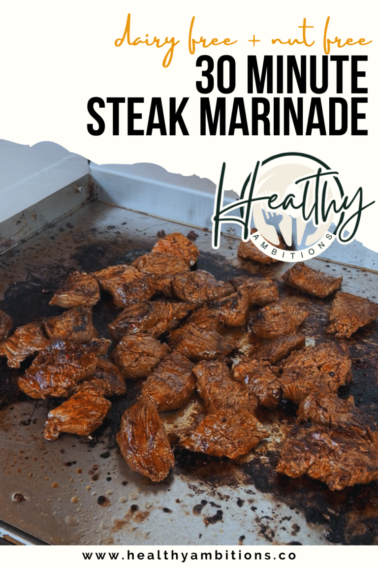 dairy free steak marinade