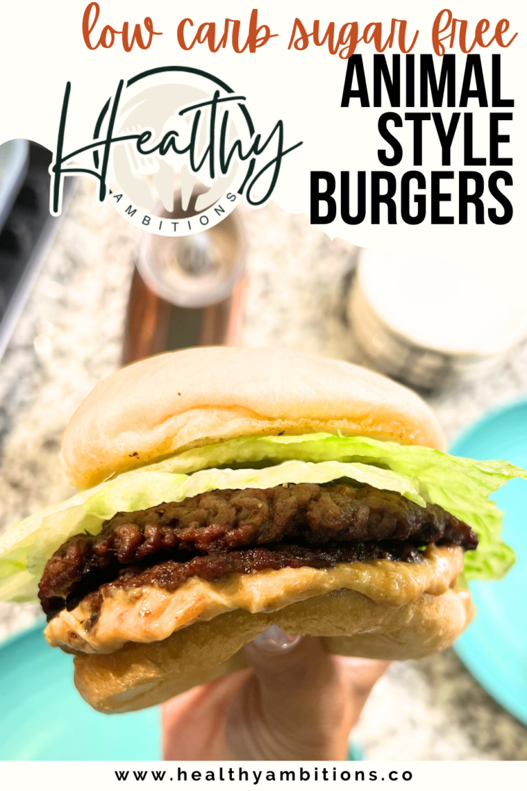 animal style keto burger