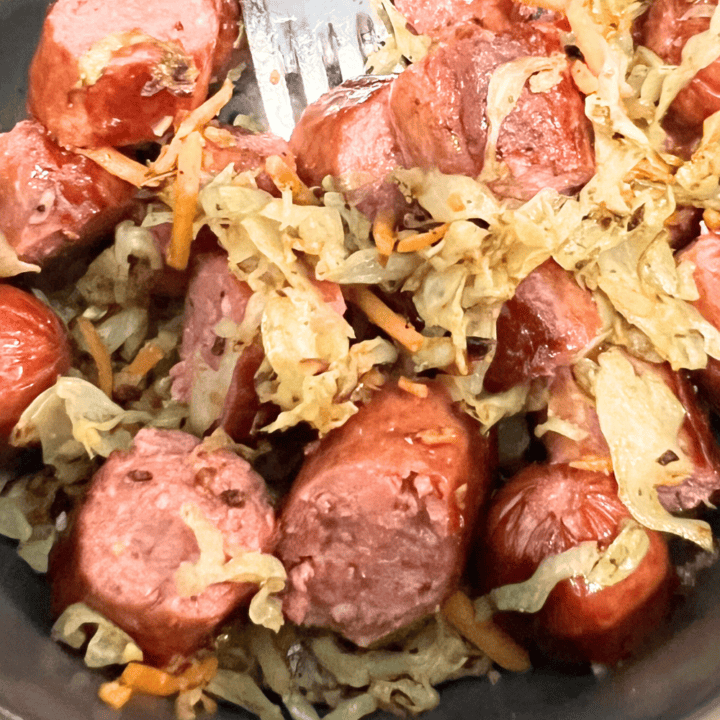 sausage slaw bowls