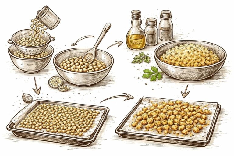 Crispy Parmesan Roasted Chickpeas (Dairy-Free)