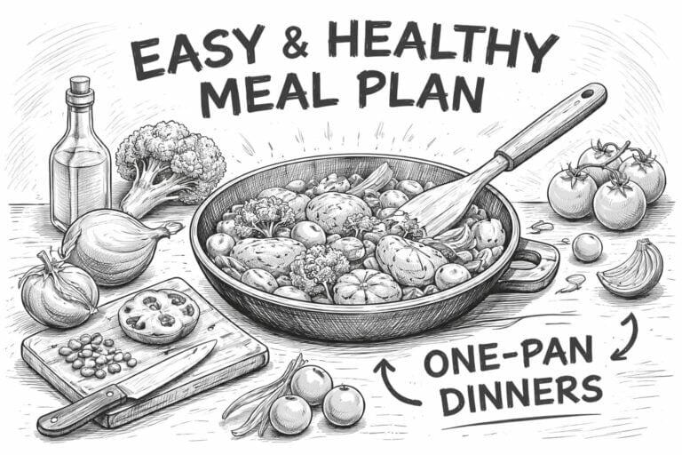 Sheet Pan Garlic Butter Chicken with Roasted Vegetables