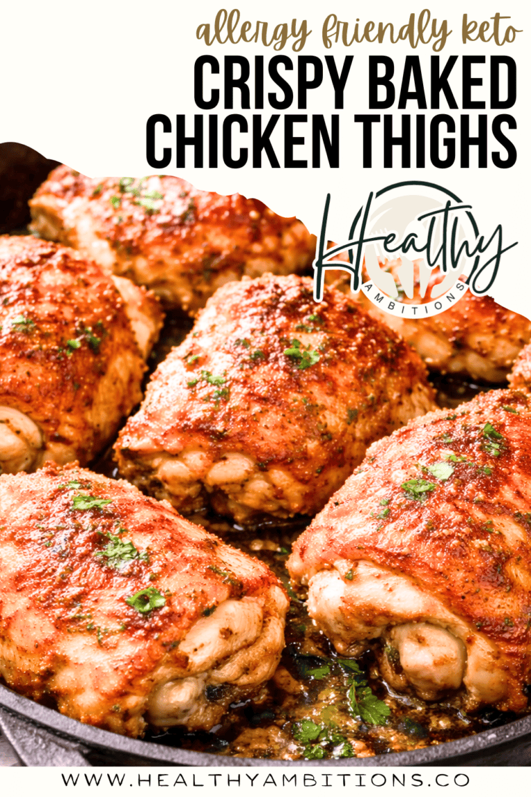 Crispy Baked Chicken Thighs (Zero Carb & Sugar Free)