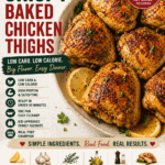Crispy Baked Lemon Herb Chicken Thighs Recipe