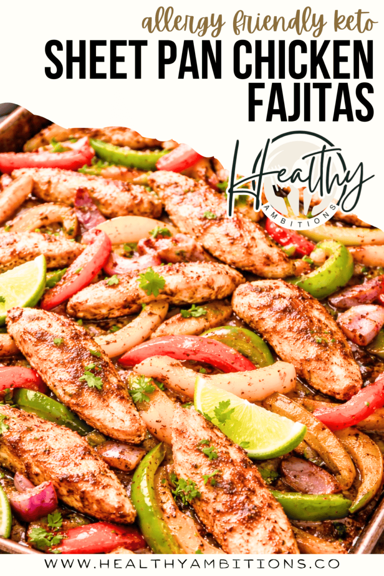 Low Carb Sheet Pan Chicken Fajitas