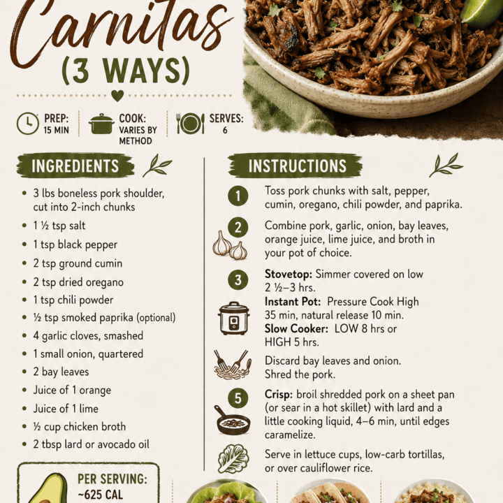Keto Carnitas