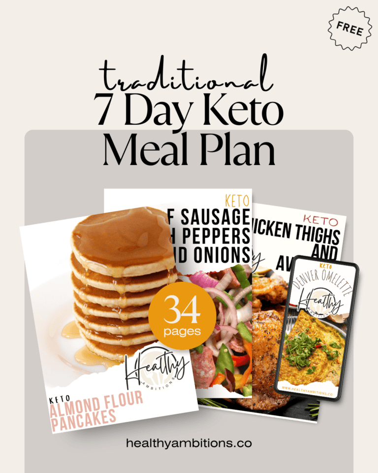 traditional keto meal plan